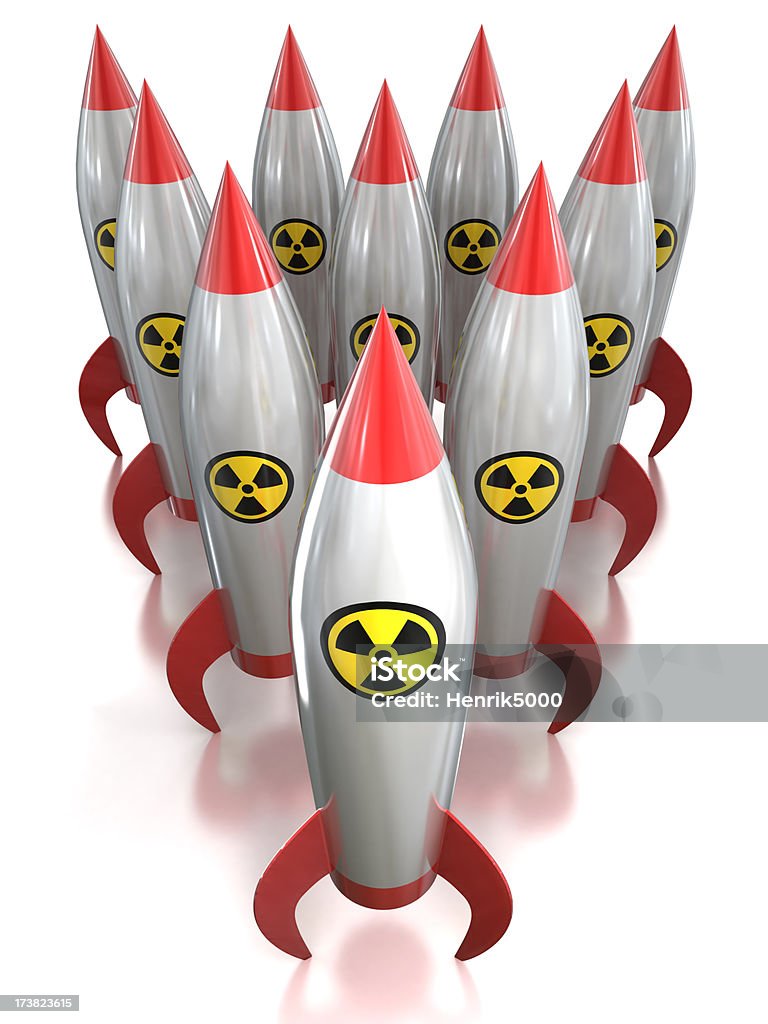 Nuclear warhead formación (trazado de recorte incluido - Foto de stock de Arma nuclear libre de derechos