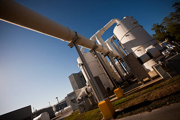 istock Water Purification Plant at Dusk 173824331