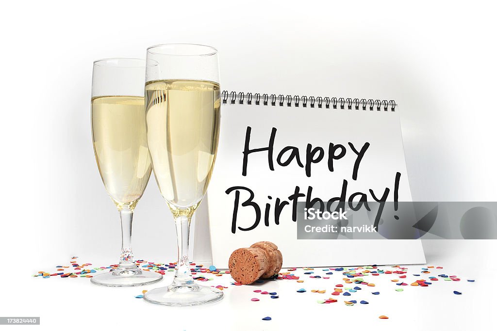 Buon compleanno Still Life - Foto stock royalty-free di Calendario