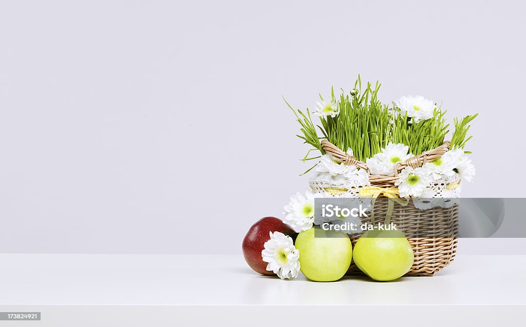 Picknick-Korb - Lizenzfrei Osterkorb Stock-Foto