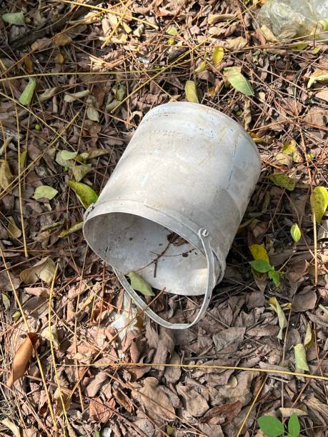 istock plastic bucket on the ground 1738271918