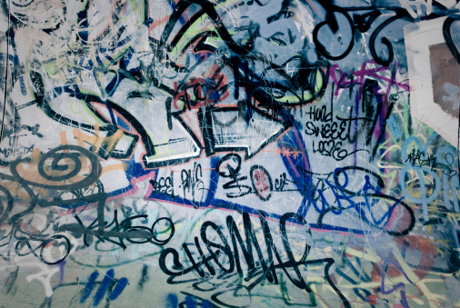 Graffiti wall