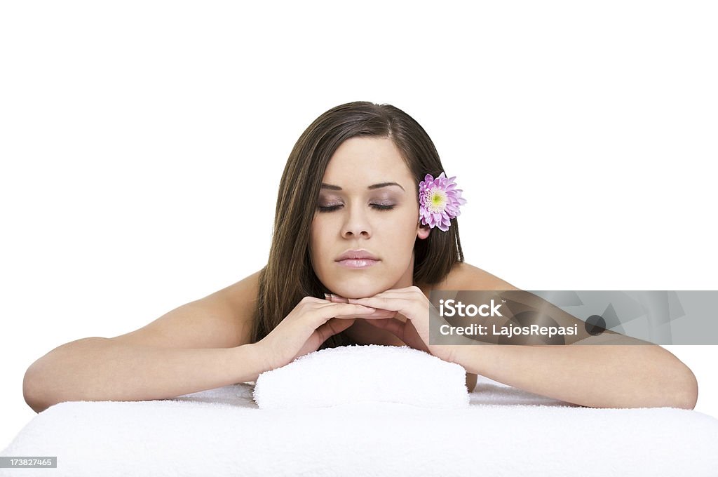 Relax in spa - Foto stock royalty-free di A petto nudo