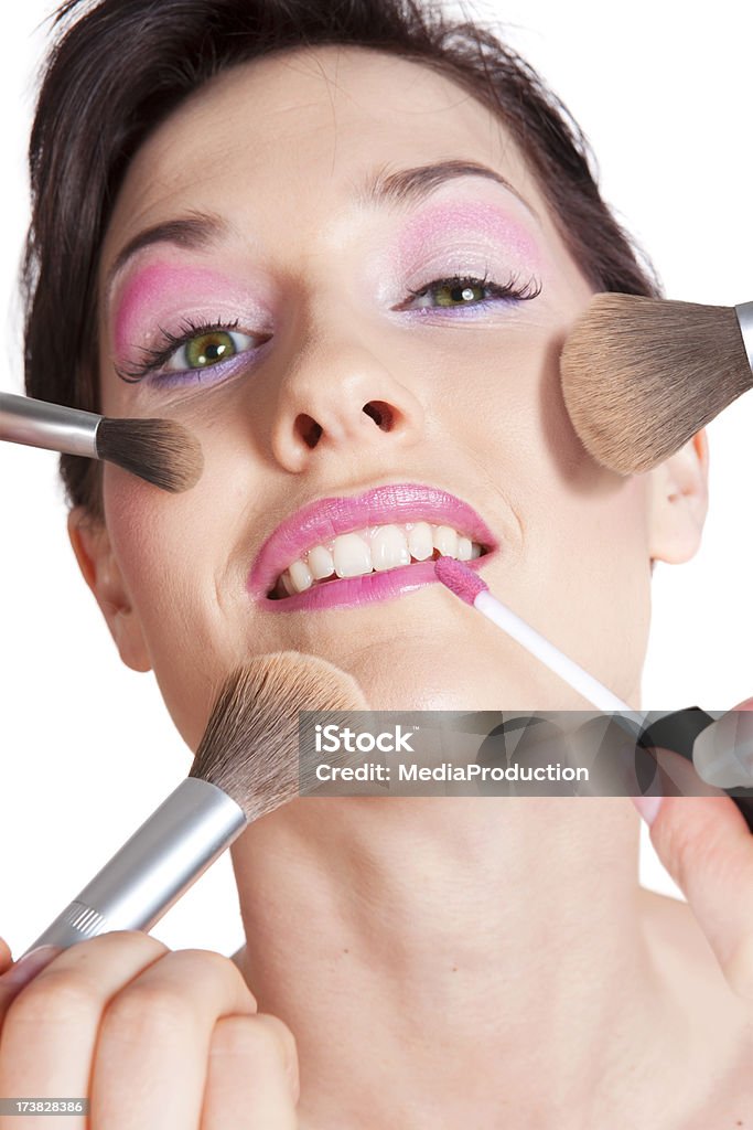 Make up - Foto stock royalty-free di Adulto