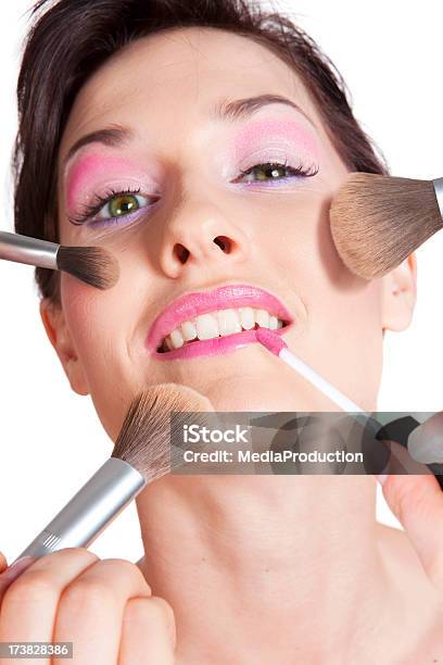 Make Up - Fotografie stock e altre immagini di Adulto - Adulto, Beautiful Woman, Bellezza