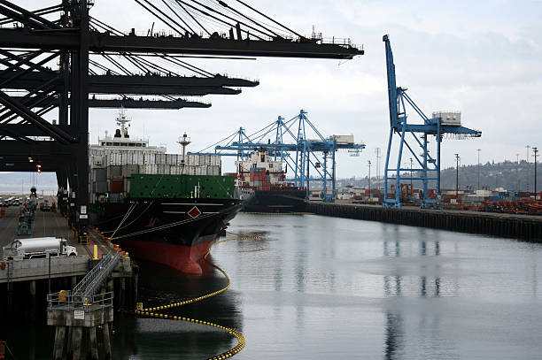 import export hafen - transoceanic stock-fotos und bilder