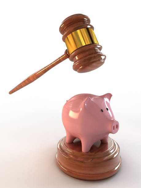 istock Piggybank under the hammer (Clipping path included) 173828924