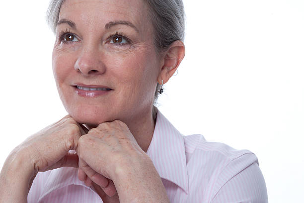 istock Mature Woman in Thoughtful Pose (XXL) 173829004
