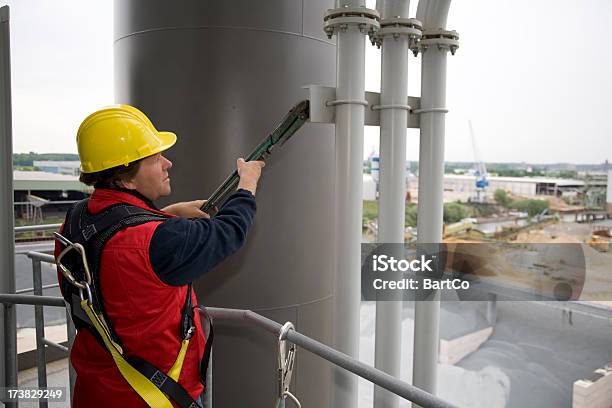 Repairman And Mechanic At Work With His Tools Stock Photo - Download Image Now - Pipefitter, Blue-collar Worker, Building - Activity