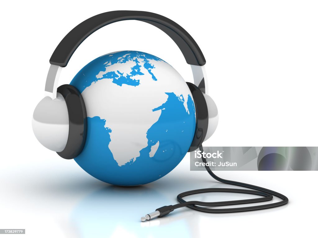 World Música - Royalty-free Apresentador Foto de stock