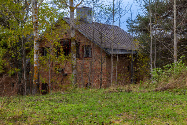 istock Old house of bricks 1738302394