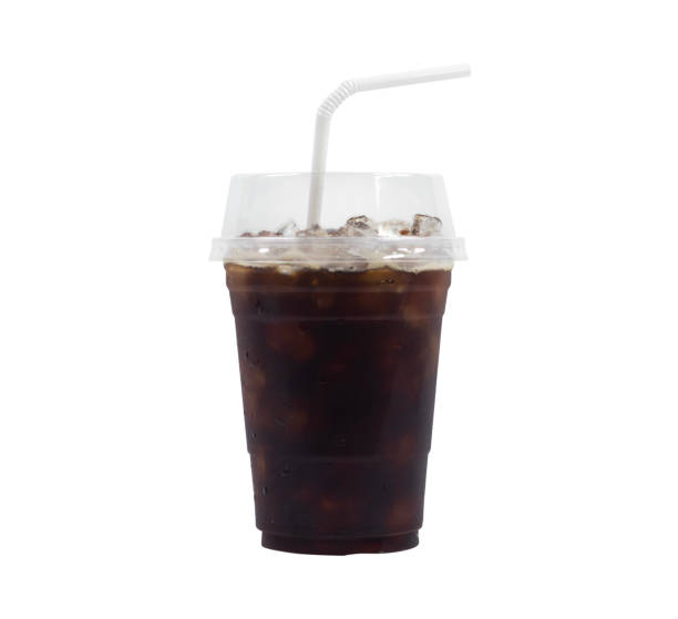 istock Ice americano coffee on white background. Isolated. 1738308192