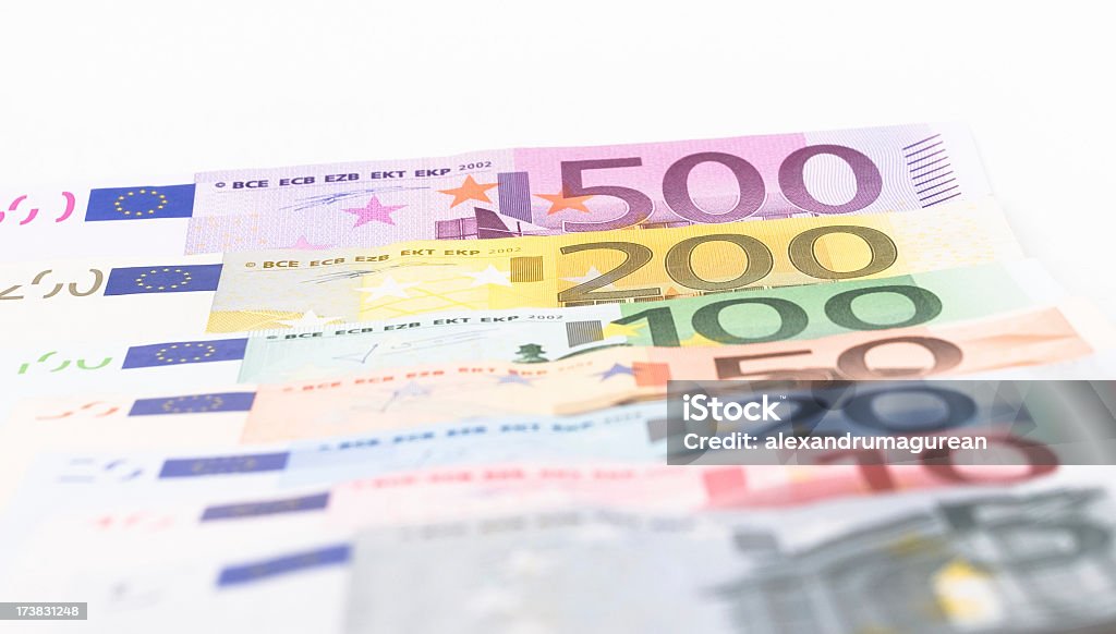 Note di Valuta dell'Unione europea - Foto stock royalty-free di Affari