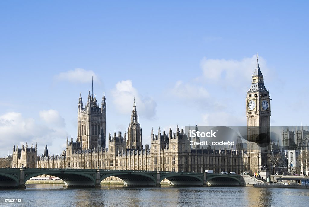 Westminster e il Parlamento - Foto stock royalty-free di Big Ben