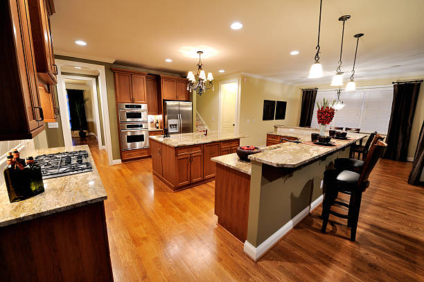 istock Domestic Kitchen in beautiful home interior. 173831736