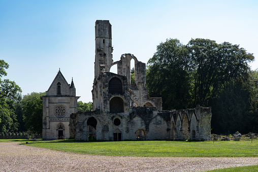 12th century Royal Cistercian Abbey of Chaalis in France