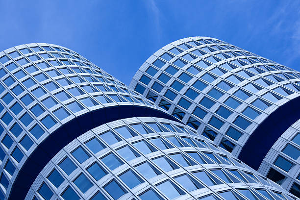 istock Modern German Skyscraper Office Building Exterior, Munich Germany 173833522