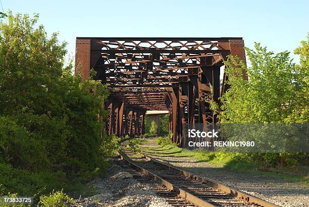 Tren Puente De Acero De Nueva Inglaterra Foto de stock y más banco de imágenes de New Hampshire - New Hampshire, Primavera - Estación, Abandonado