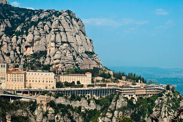 istock Buildings of Montserrat with cliff 173833754