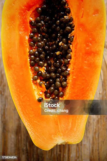 Fresco Papaya - Fotografie stock e altre immagini di Alimentazione sana - Alimentazione sana, Arancione, Cibi e bevande