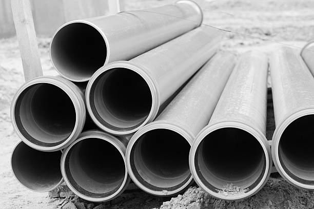 istock close up of a stack plastic tubes outdoor 173834860