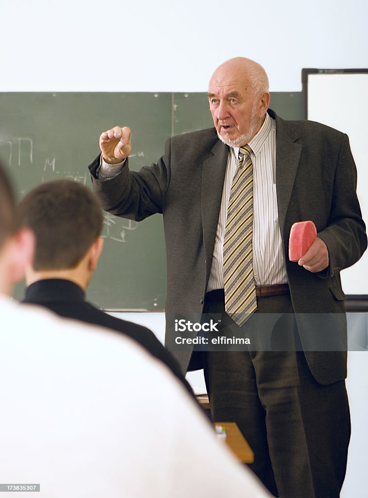 Profesor y estudiantes - Foto de stock de Maestro libre de derechos