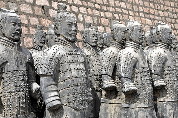 istock Clay figures of warriors buried with the dead (Ancient China) 173835581