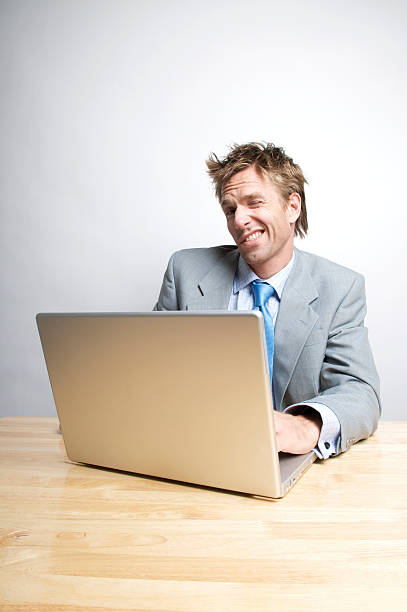 istock Office Worker Gives the Camera a Wink 173835623