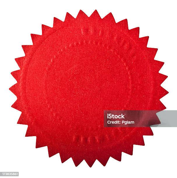 Rotsiegelauszeichnung Stockfoto und mehr Bilder von Siegelstempel - Siegelstempel, Stempel - Büromaterial, Erlaubnis