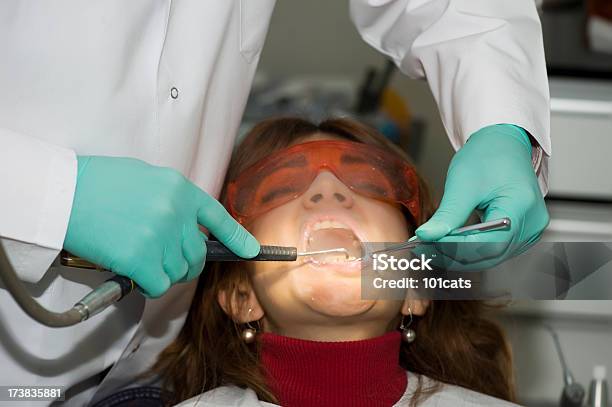 Dentista - Fotografie stock e altre immagini di Adulto - Adulto, Ambulatorio dentistico, Apparecchiatura odontoiatrica