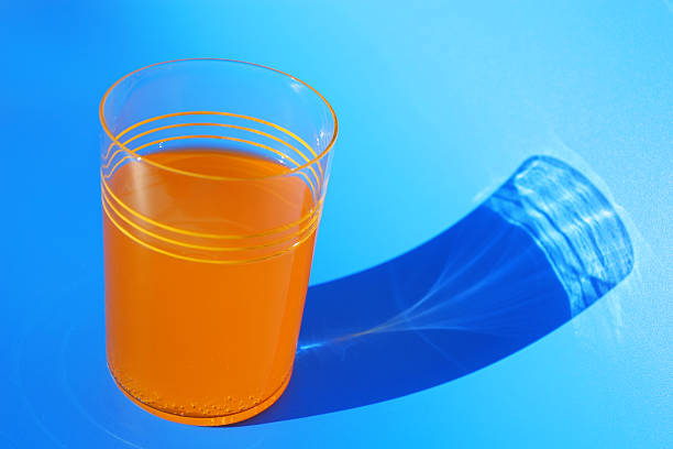 Glass of Orange Juice stock photo