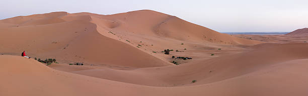 panorama de Erg Chebbi - fotografia de stock