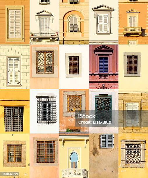 Старые Итальянские Windows Collection — стоковые фотографии и другие картинки Окно - Окно, Арка - архитектурный элемент, Белый