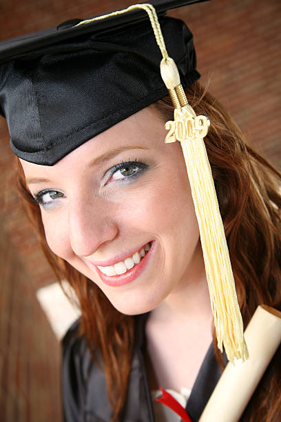 istock High View of Cheery 2009 Female Graduate 173837711
