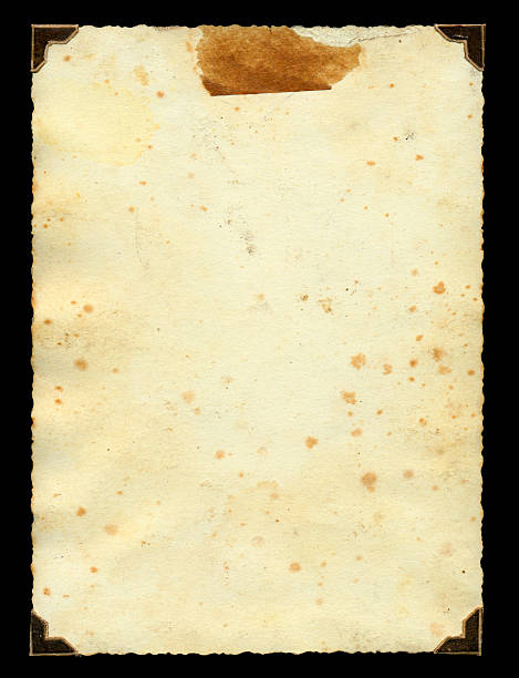 istock Back of old photo. Isolated 173837713