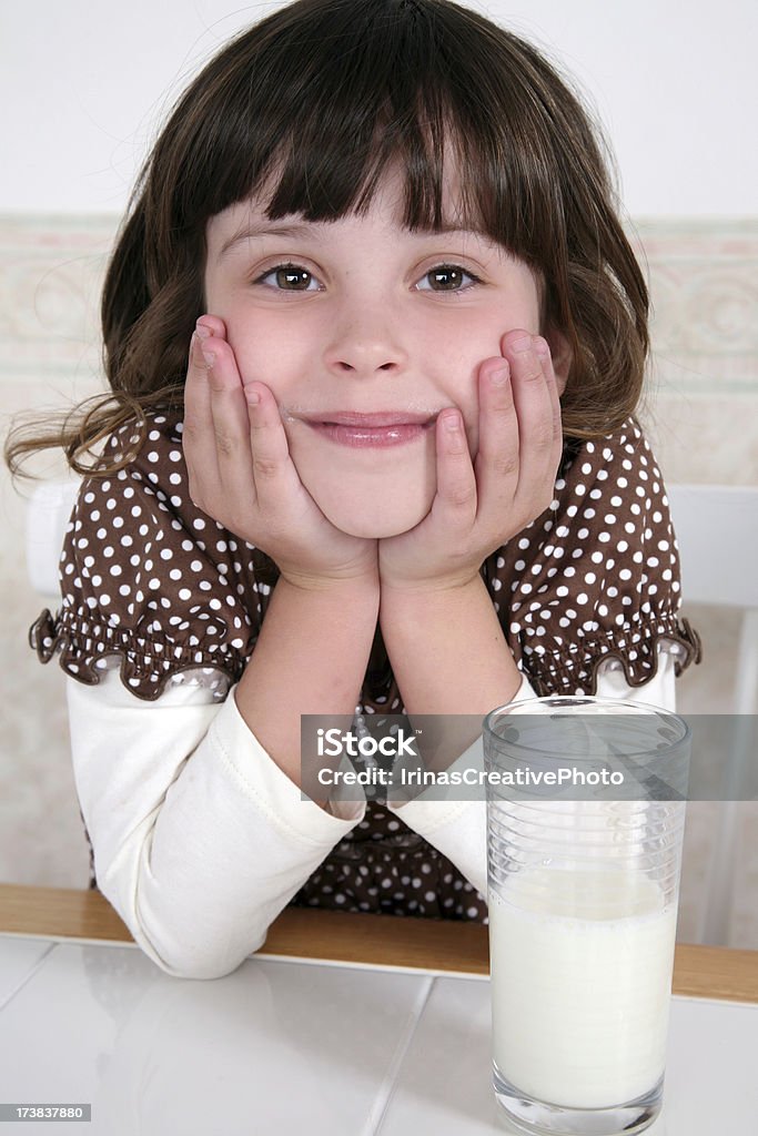 Milk Is Good Stock Photo - Download Image Now - Milk Mustache, Brown Hair,  Cheerful - iStock