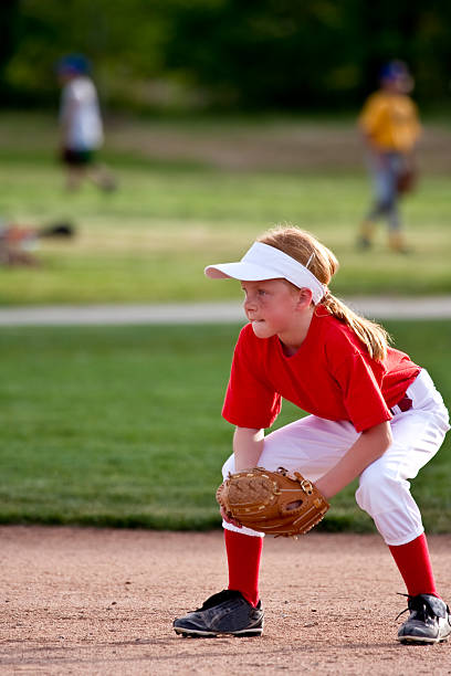 istock Little Girl Playing Softball 173837973