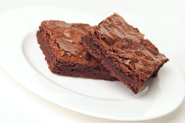 istock Chocolate Brownies on a Plate 173838240