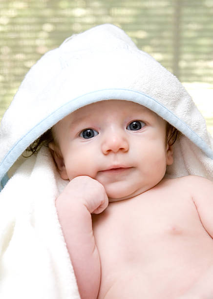 Bath Baby stock photo