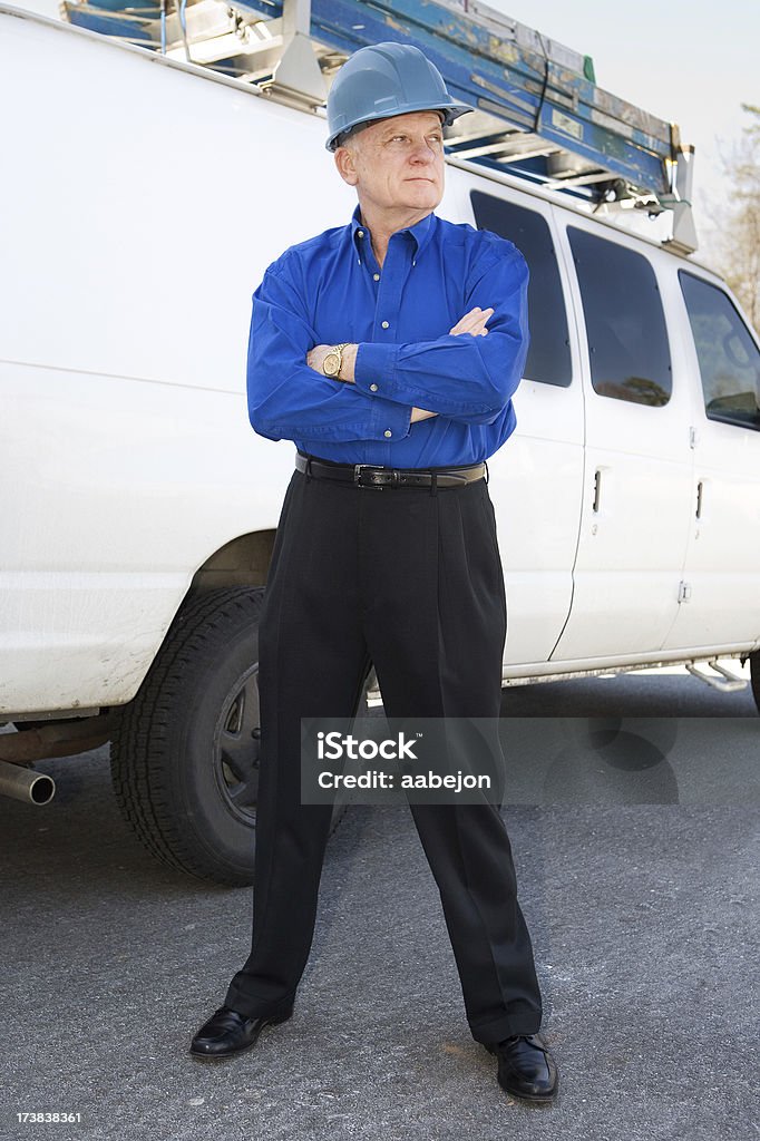 Trabajador de construcción - Foto de stock de 60-69 años libre de derechos