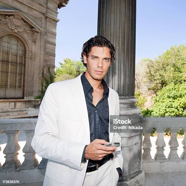 Young Business Man Stock Photo - Download Image Now - Adult, Adults Only, Architectural Column