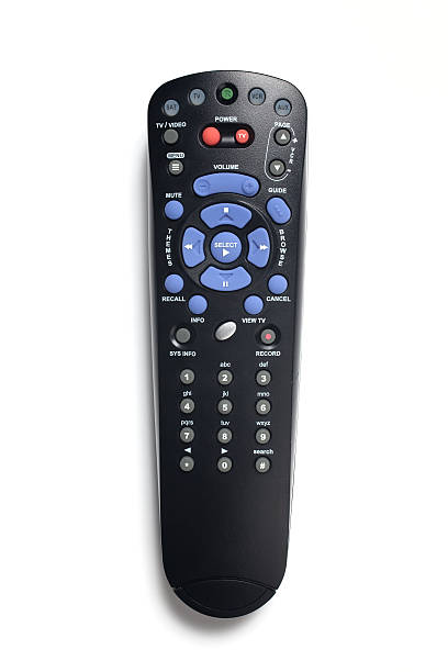 Television remote controller stock photo