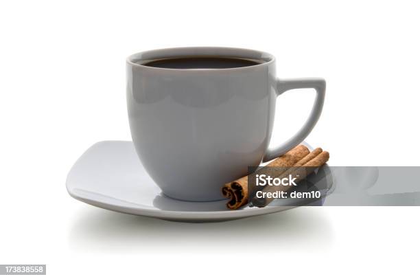 Foto de Xícara De Café Com Canela e mais fotos de stock de Bebida - Bebida, Café - Bebida, Café Preto