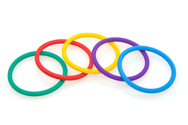 istock Five Colorful Rings in order 173838847