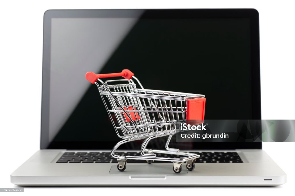 Online-shopping-Konzept - Lizenzfrei Computer Stock-Foto