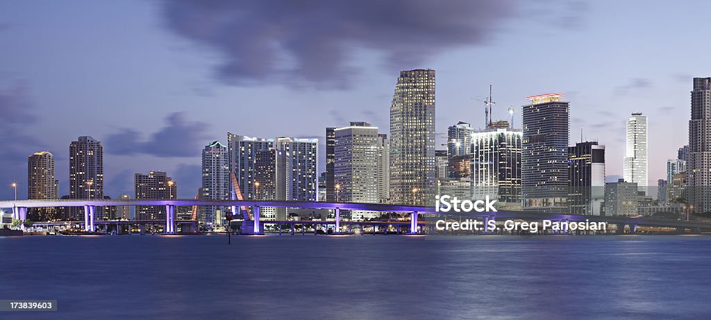 Miami Skyline - Zbiór zdjęć royalty-free (Miami)