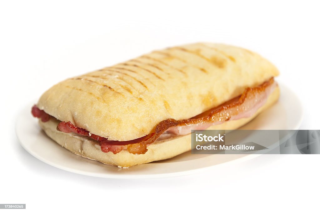 Panini de Bacon - Foto de stock de Alimentação Não-saudável royalty-free