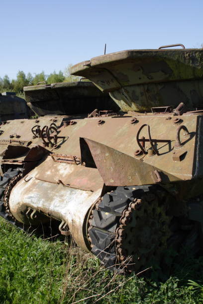 istock M10 Achilles IIC on tank cemetery 173840848