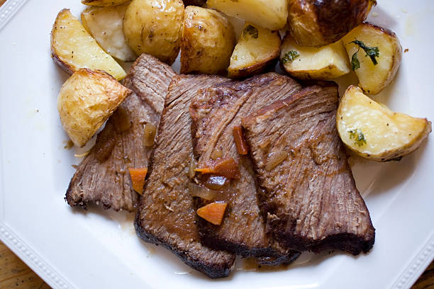 Meat and Potatoes stock photo