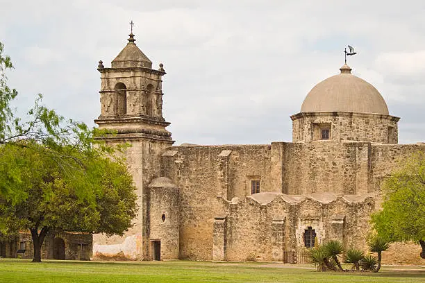 "Historic Mission San Jose, the queen of the missions  in San Antonio, Texas."
